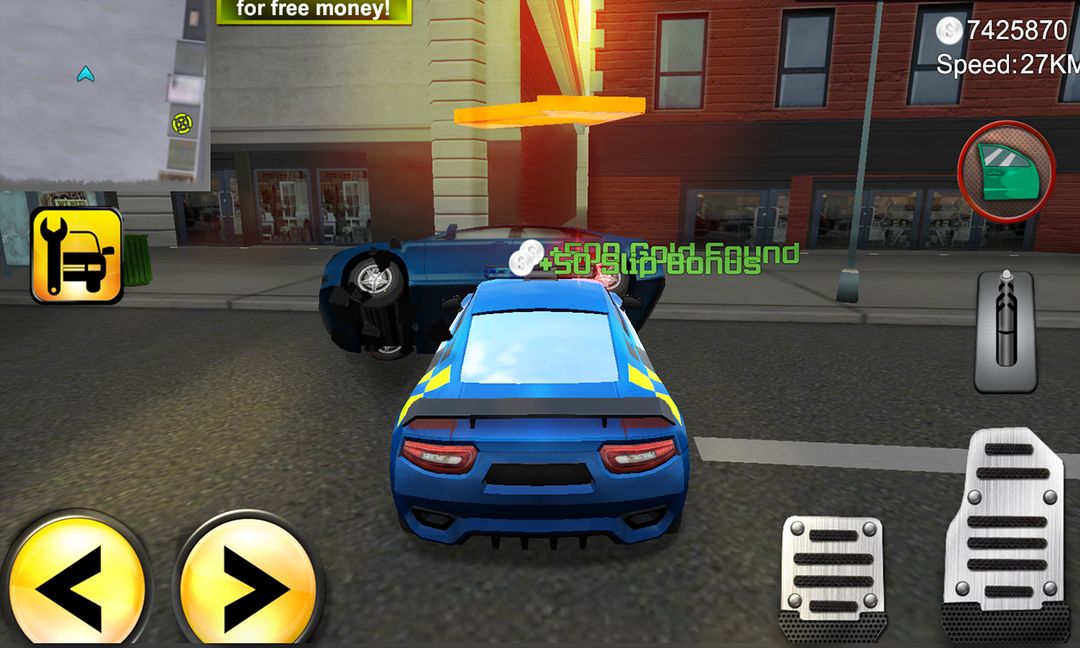 マフィアのドライバ対警察エージェント screenshot game