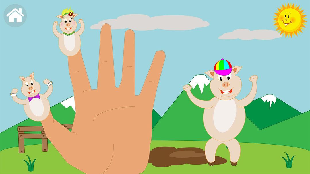 Screenshot of Finger Family Game