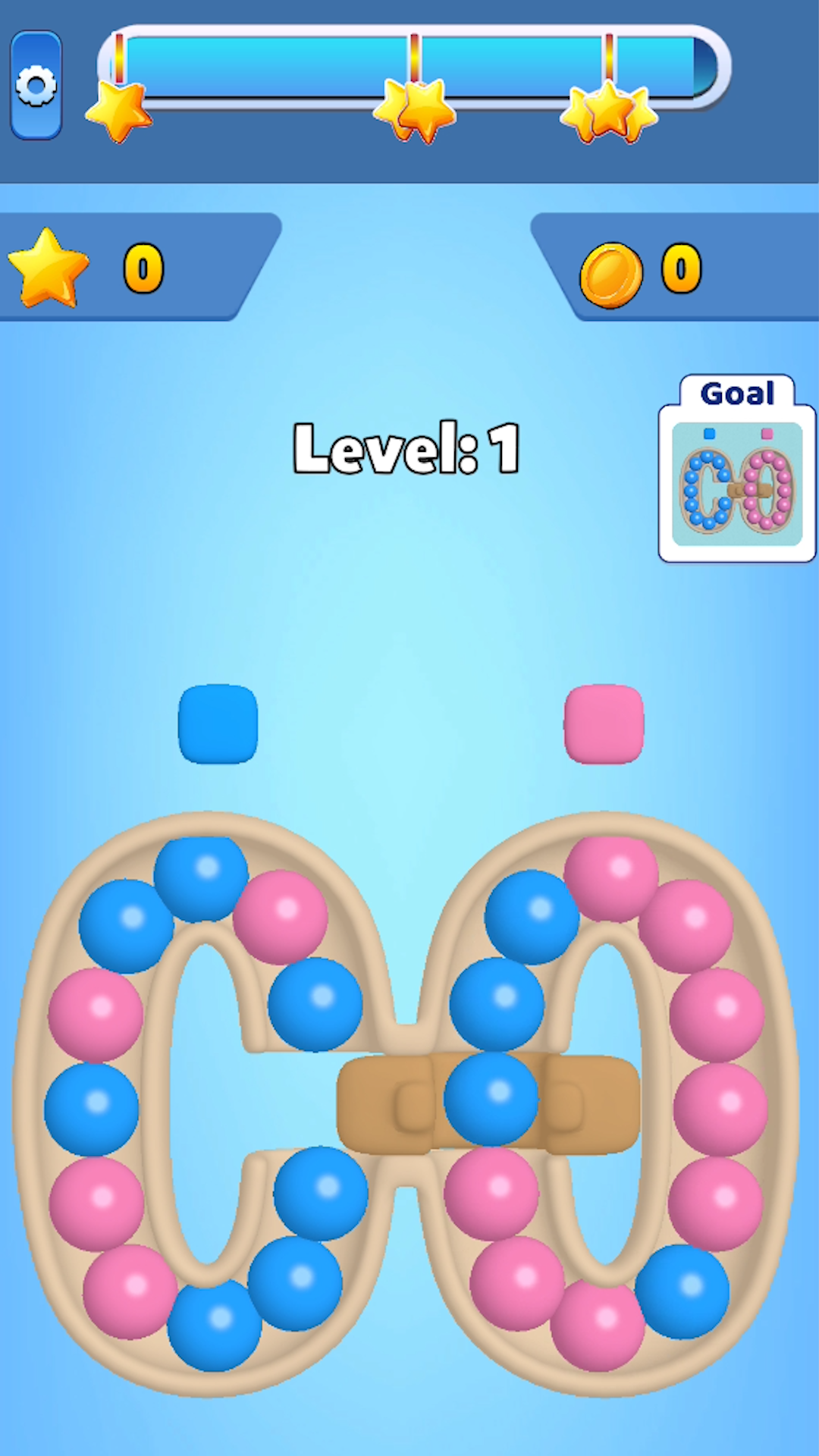 Bead Color Sort Game Screenshot