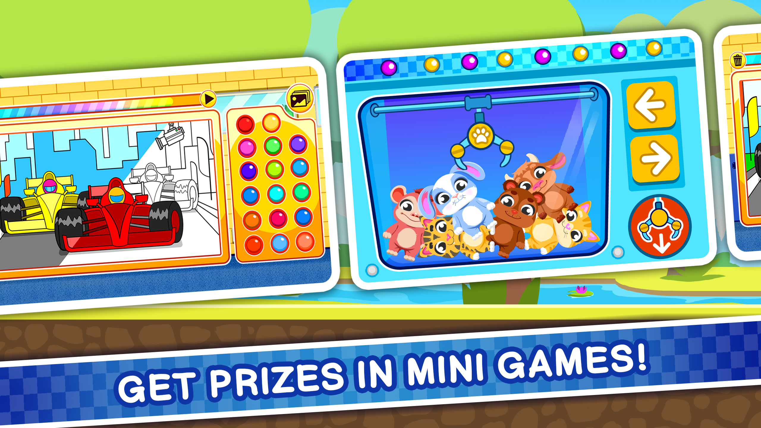 Screenshot of Monster Truck! Kids Racer Game