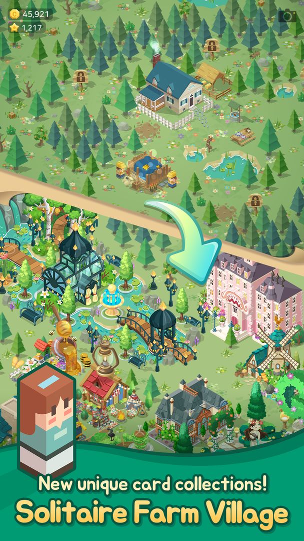 Screenshot of Solitaire Farm Village