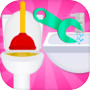 toilet and bathroom cleaning game