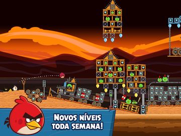 Captura de Tela do Jogo Angry Birds Friends