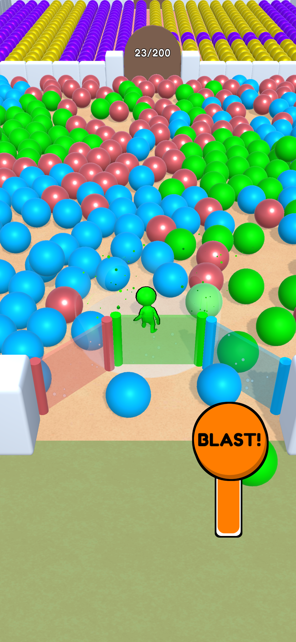 Arcade Ball Blast Game Screenshot
