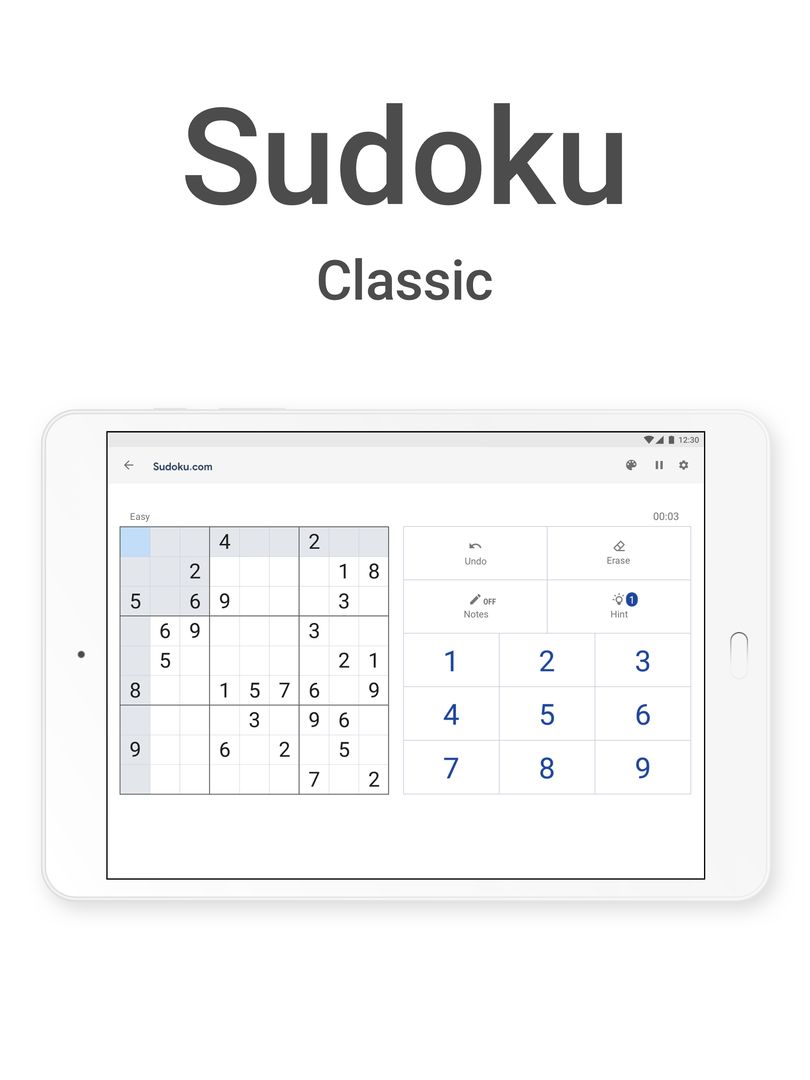 Sudoku.com - classic sudoku screenshot game