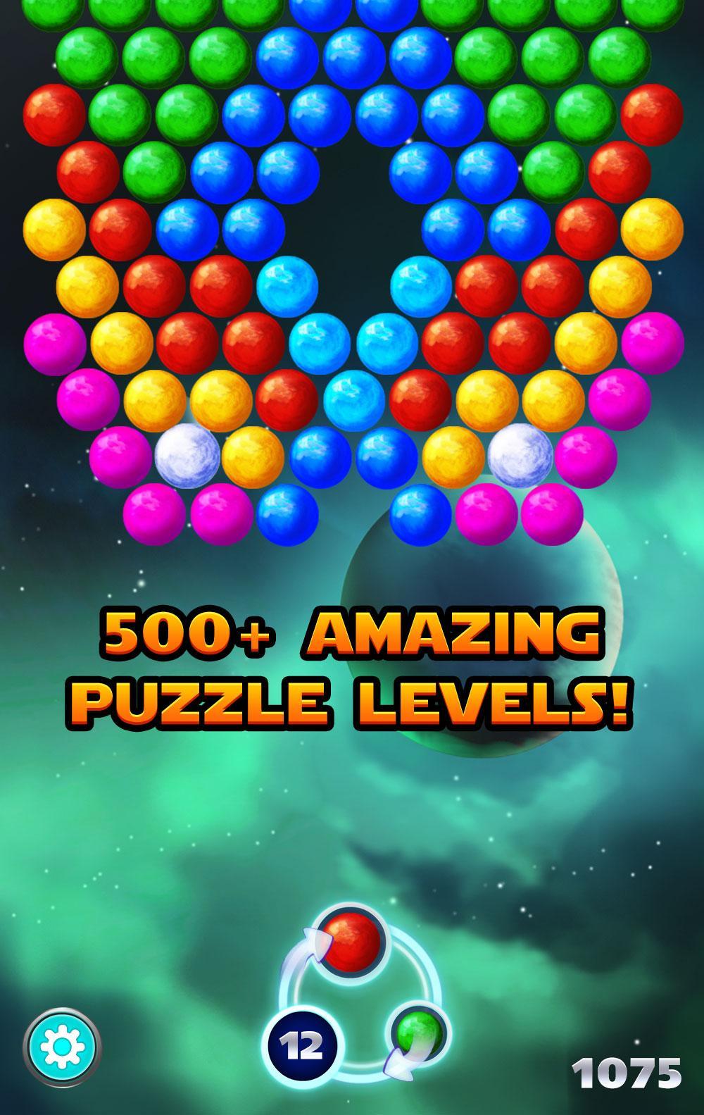 Bubble Shooter Supernova Game Screenshot