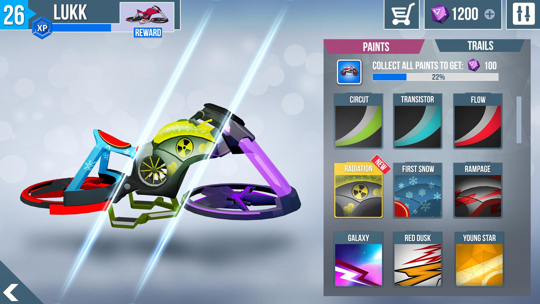 Gravity Rider Zero Game Screenshot