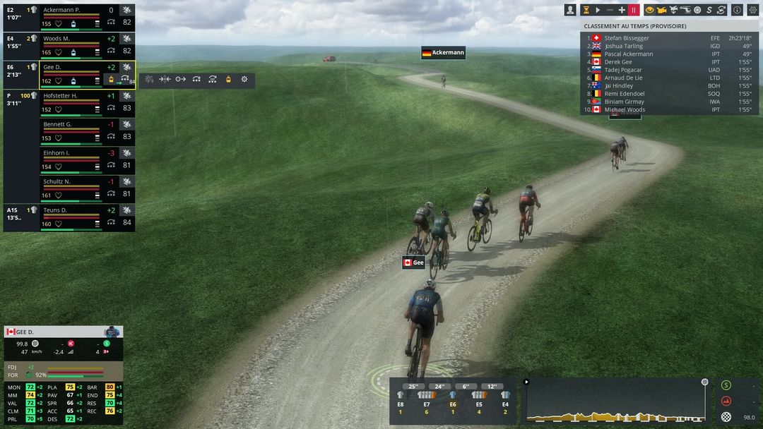 Screenshot of Pro Cycling Manager 2024