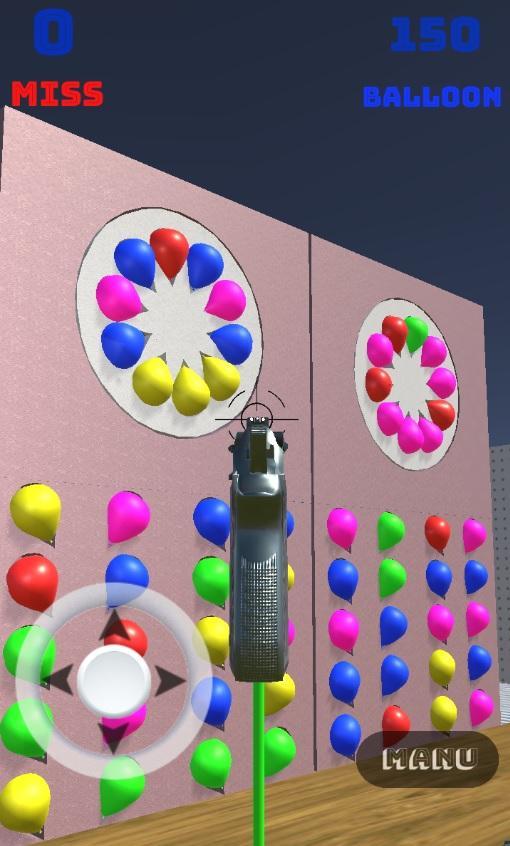 Night market shot balloon Game Screenshot