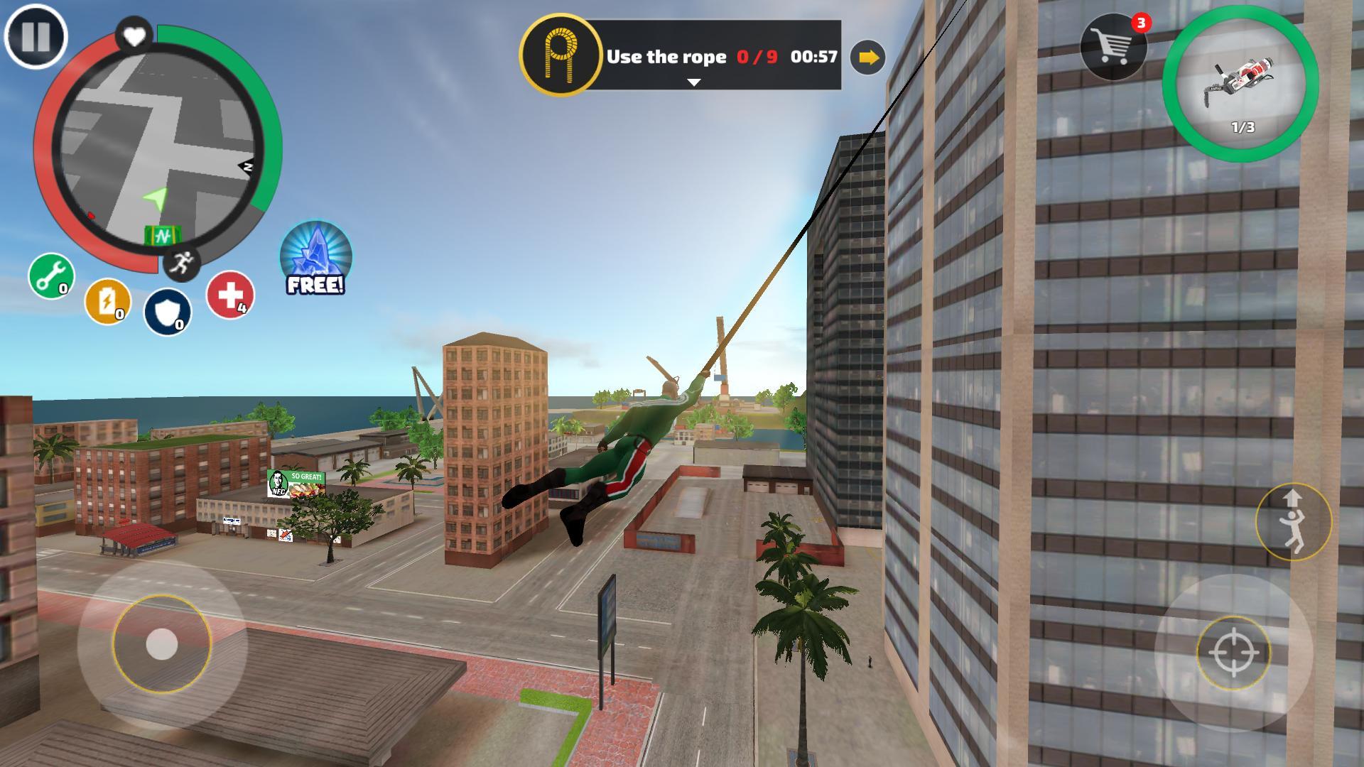 Screenshot of Rope Hero: Vice Town
