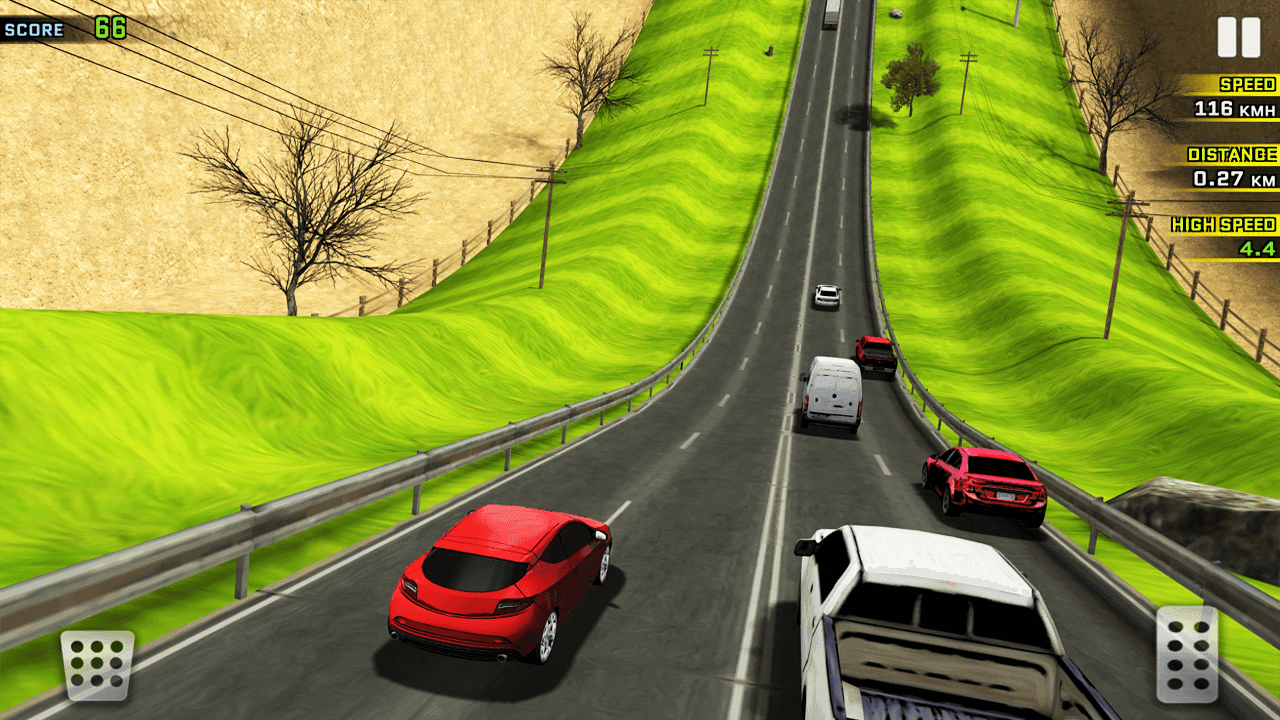 Screenshot 1 of कार ट्रैफिक रेसर 1.0.9