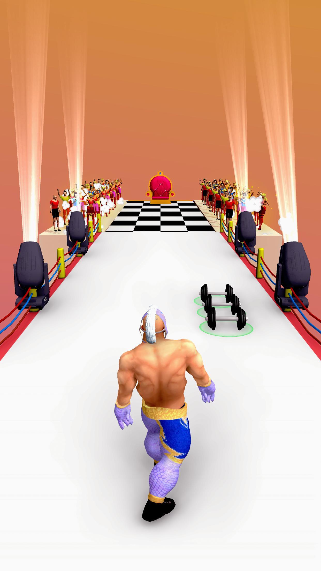 Wrestling Trivia Run screenshot game