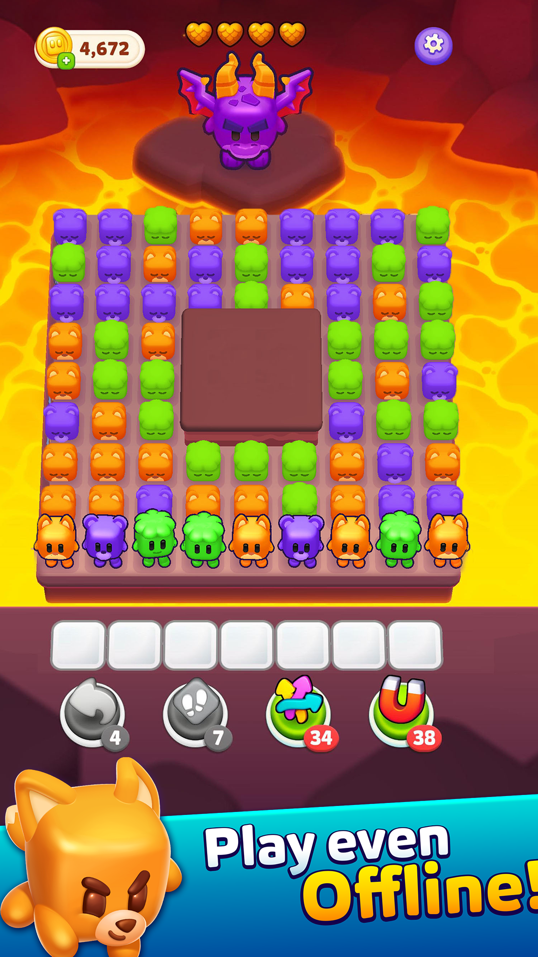 Скриншот игры Block Jam: 3D Color Puzzle
