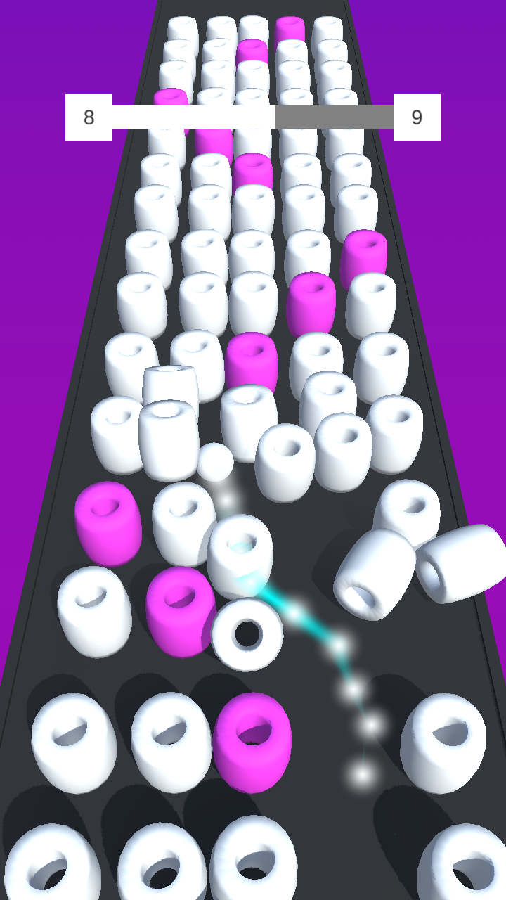 Color Escape Bump : 3D Games Game Screenshot