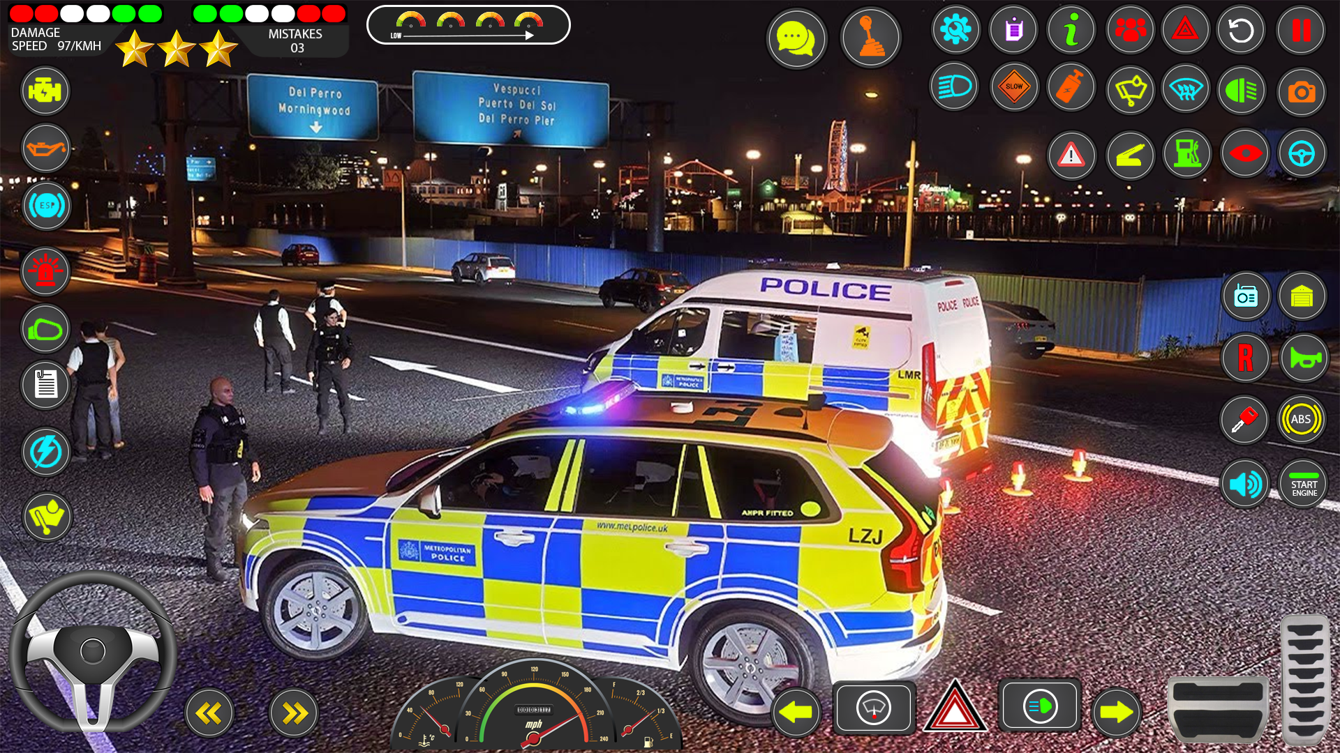 Police Car Parking Game 2023 ภาพหน้าจอเกม