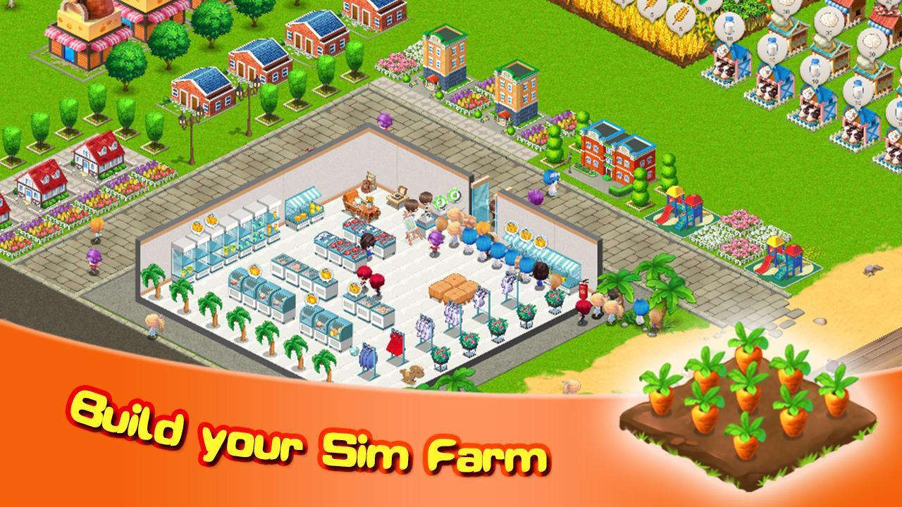 Screenshot 1 of Sim Farm - Cosecha, cocina y ventas 1.4.7