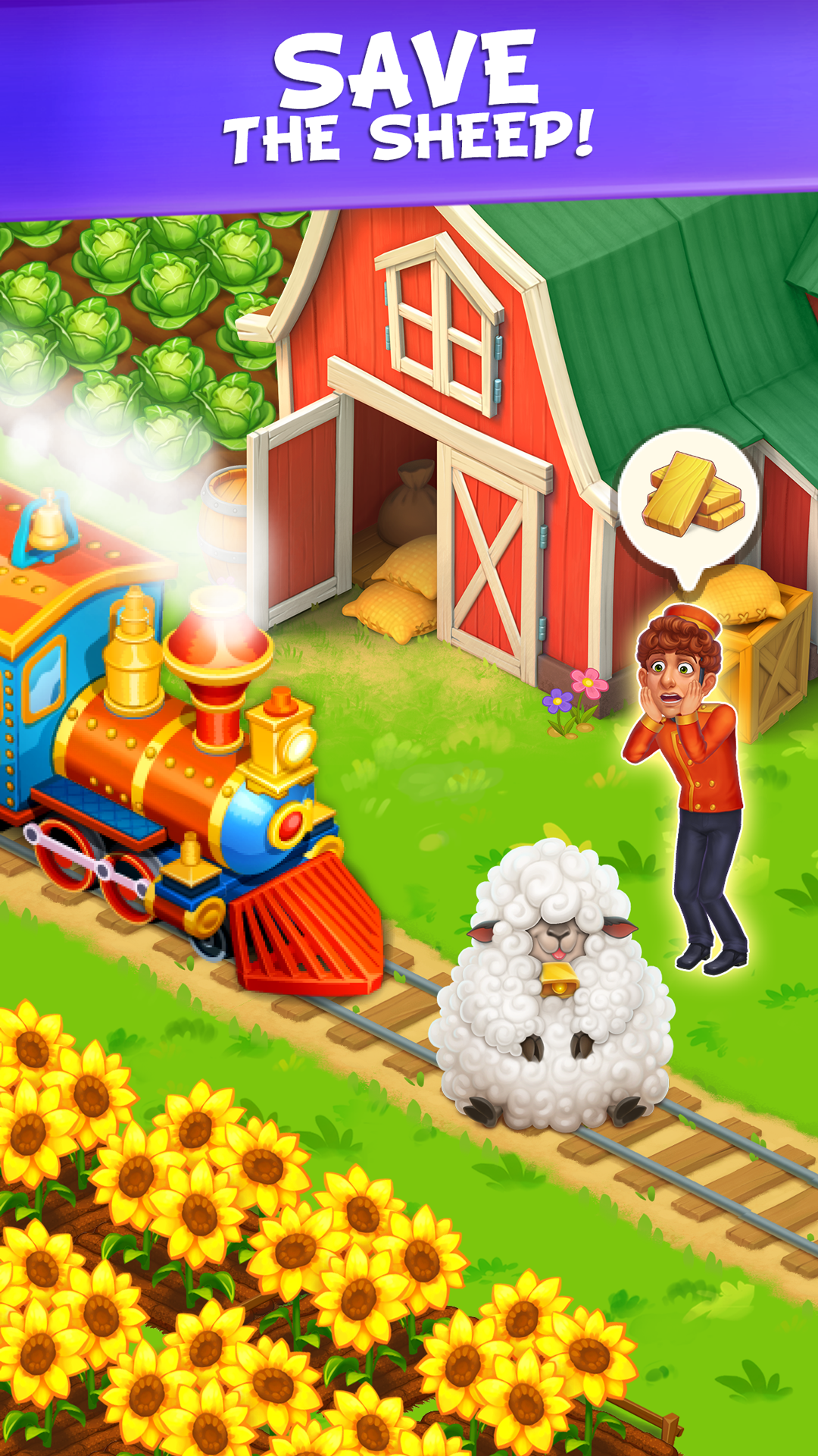 Cartoon city 2 farm town story Game Screenshot