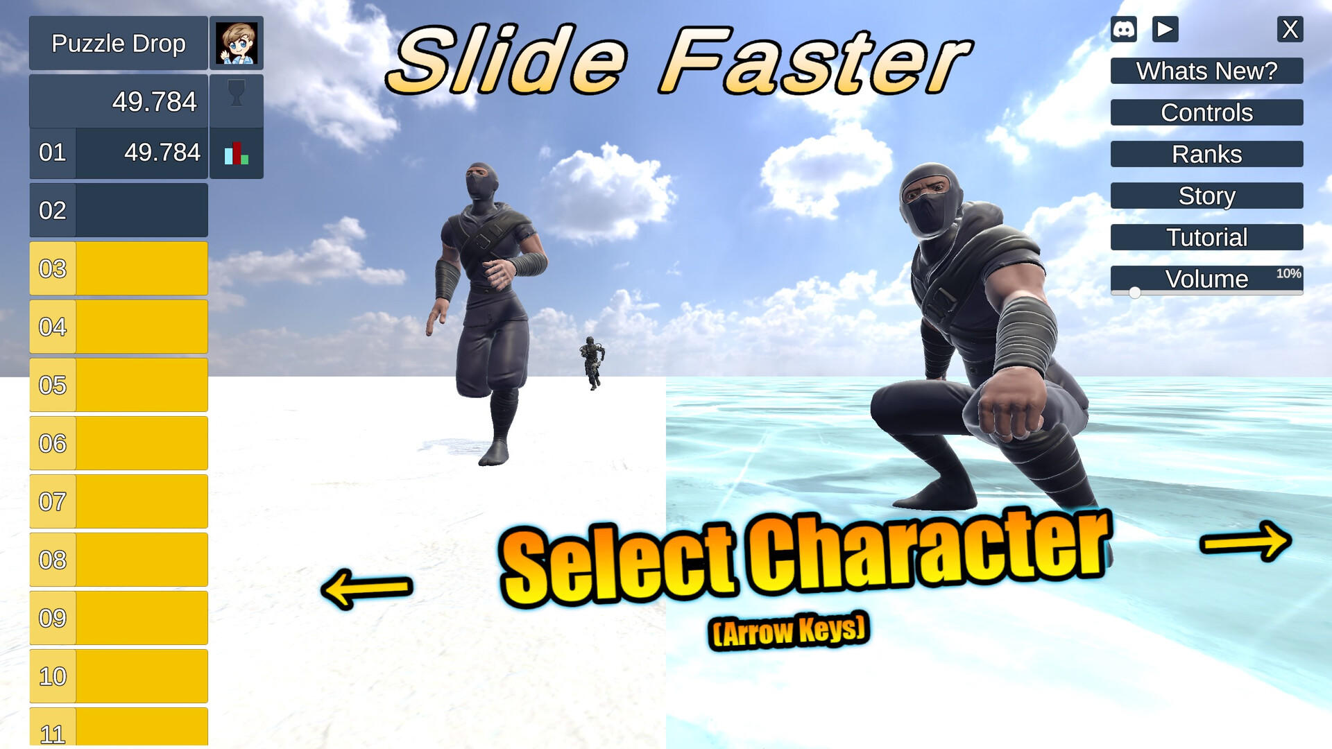 Slide Faster Game Screenshot