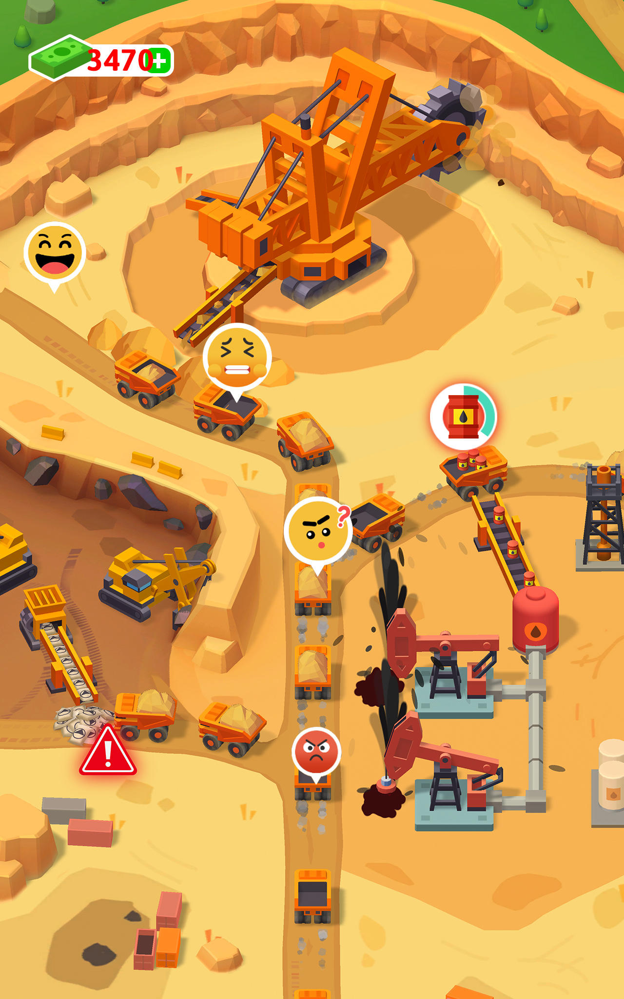 Idle Mine Empire: Gold Tycoon Game Screenshot