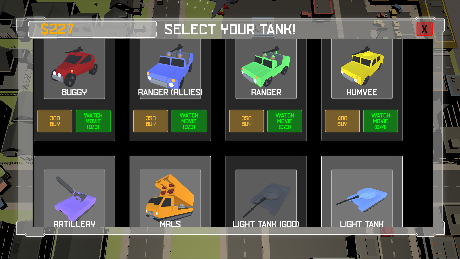 Cuplikan Layar Game Mobile Tanks