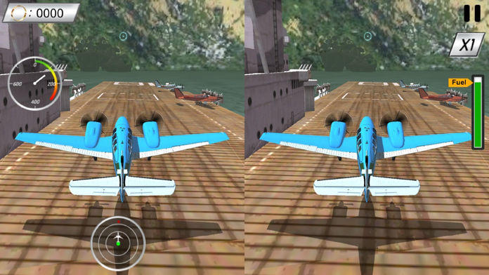Screenshot 1 of वीआर हवाई जहाज सिम्युलेटर: 3 डी वर्चुअल रियलिटी गेम-एस 