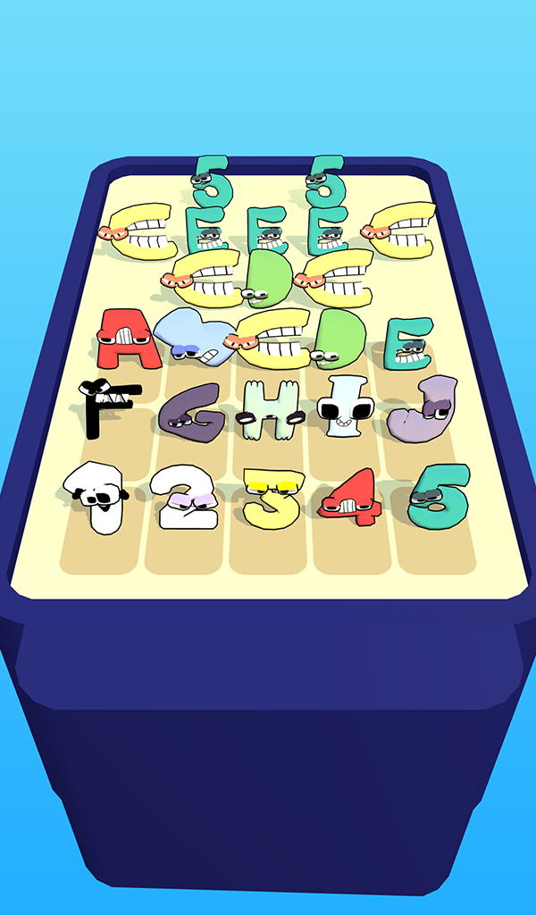 Screenshot of Merge Alphabet: Monster Fusion