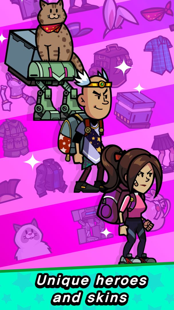 Screenshot of Backpack Heroes