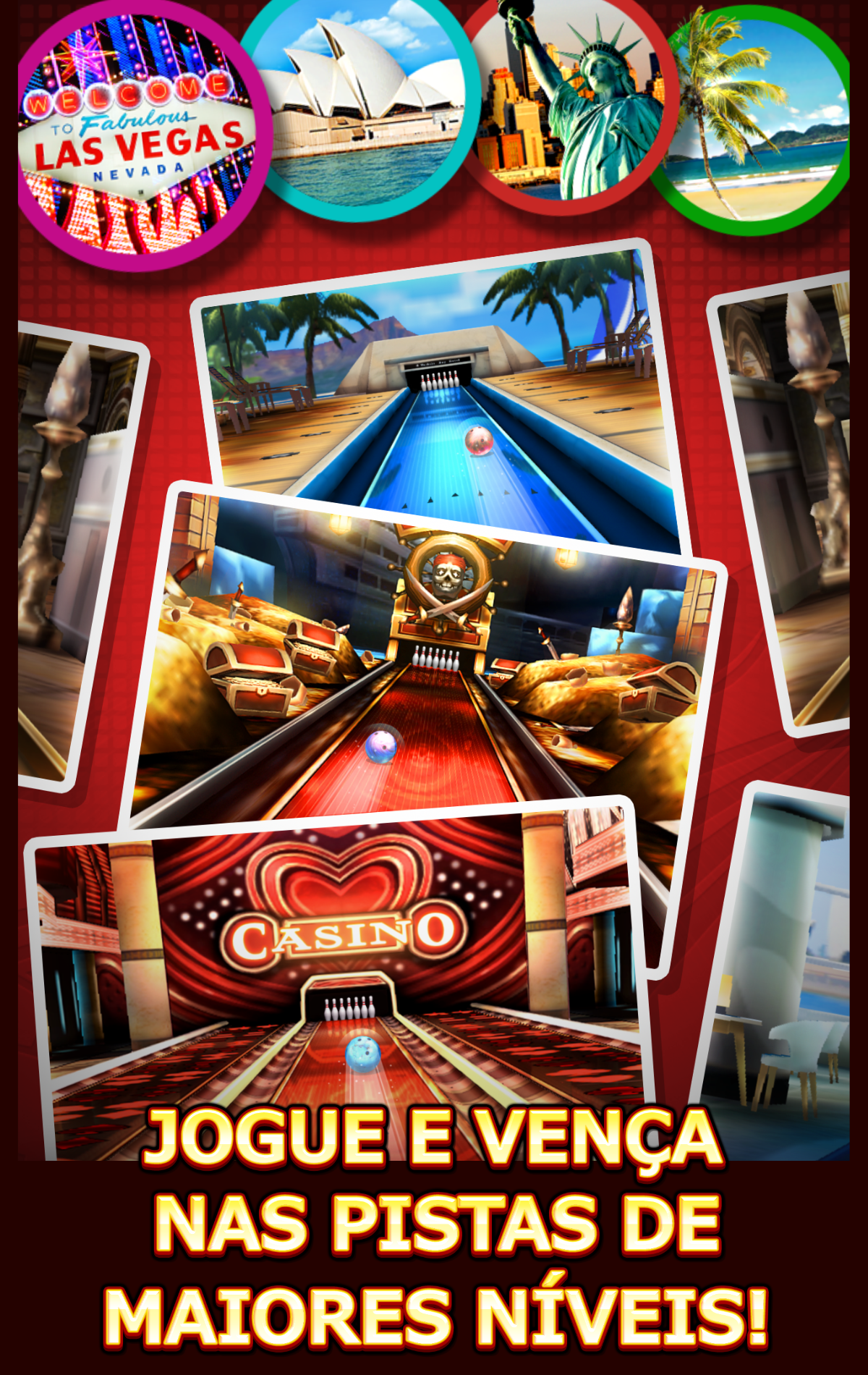 Captura de Tela do Jogo Bowling King