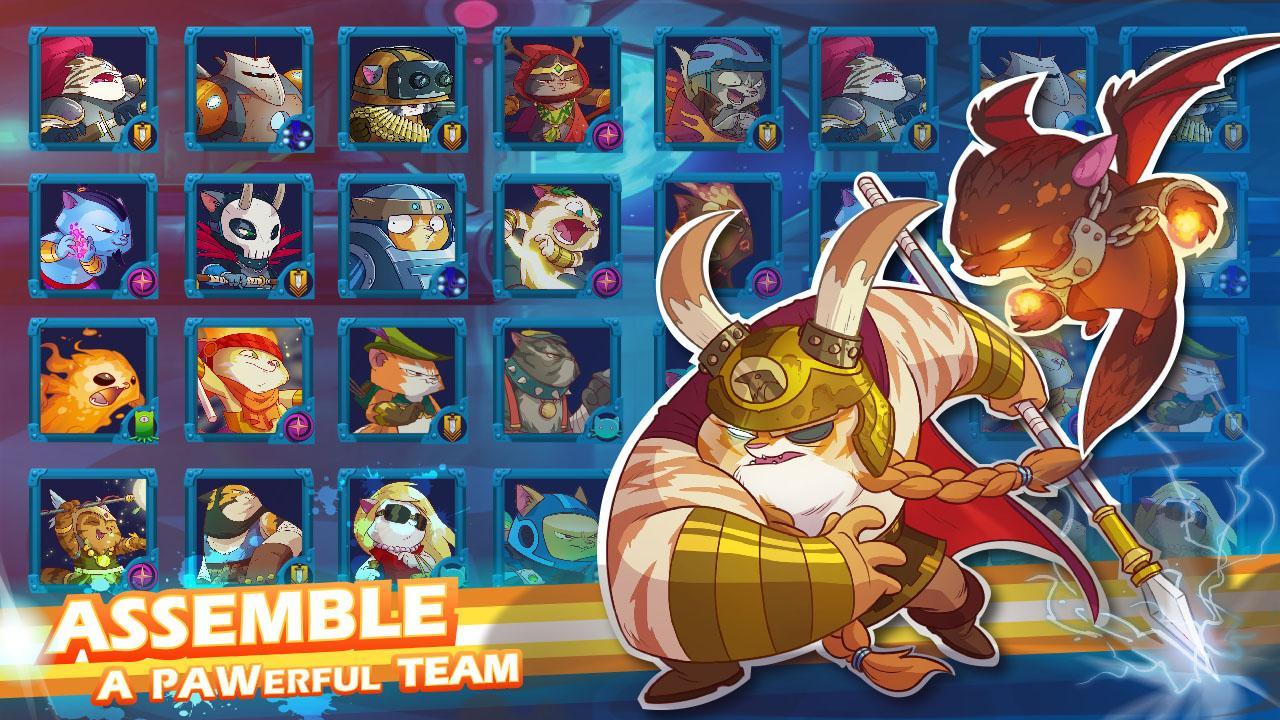 Cuplikan Layar Game 9 Lives: A Tap Cats RPG