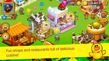 LINE BROWN FARM Game Screenshot