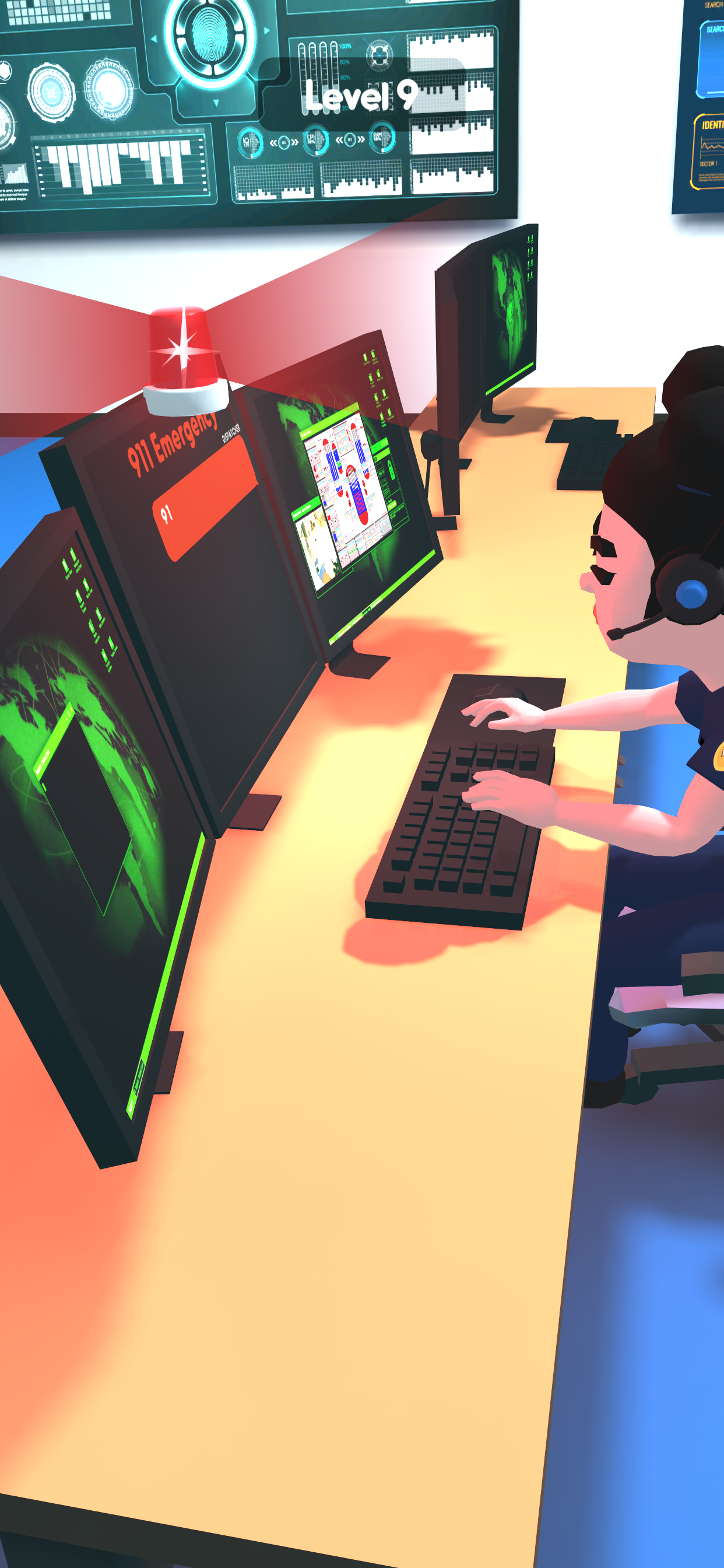 911 Emergency Dispatcher Game Screenshot