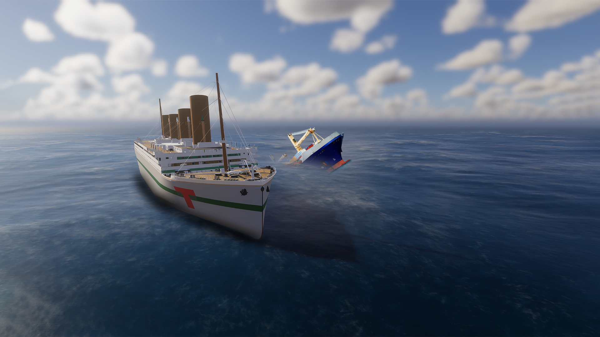 Titanic Ship Games Simulator ゲームのスクリーンショット