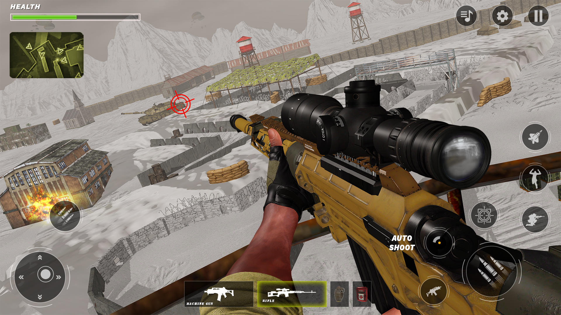 Screenshot of World War: Freedom Fight Games