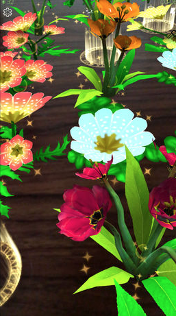 Screenshot of the video of AR花儿