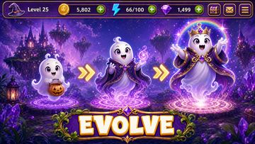 Merge Witches: Magic Puzzle Game Screenshot