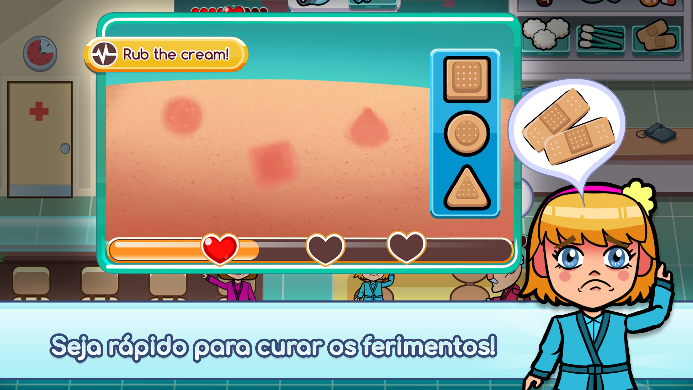Captura de Tela do Jogo Hospital Dash Tycoon Simulator