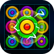 Светящаяся головоломка Air Tictac - Бесплатные игры с цветными кругами