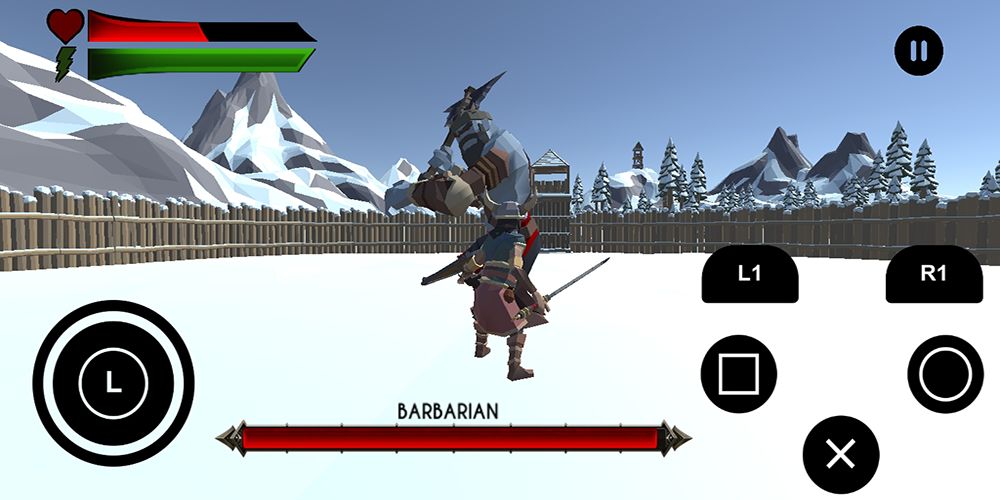 Battle of Polygon Warriors ภาพหน้าจอเกม