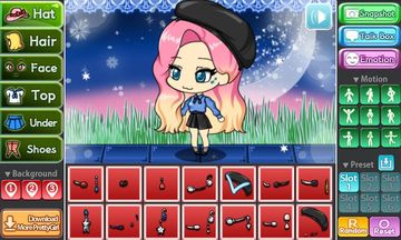 Moon Night Pretty Girl ゲームのスクリーンショット