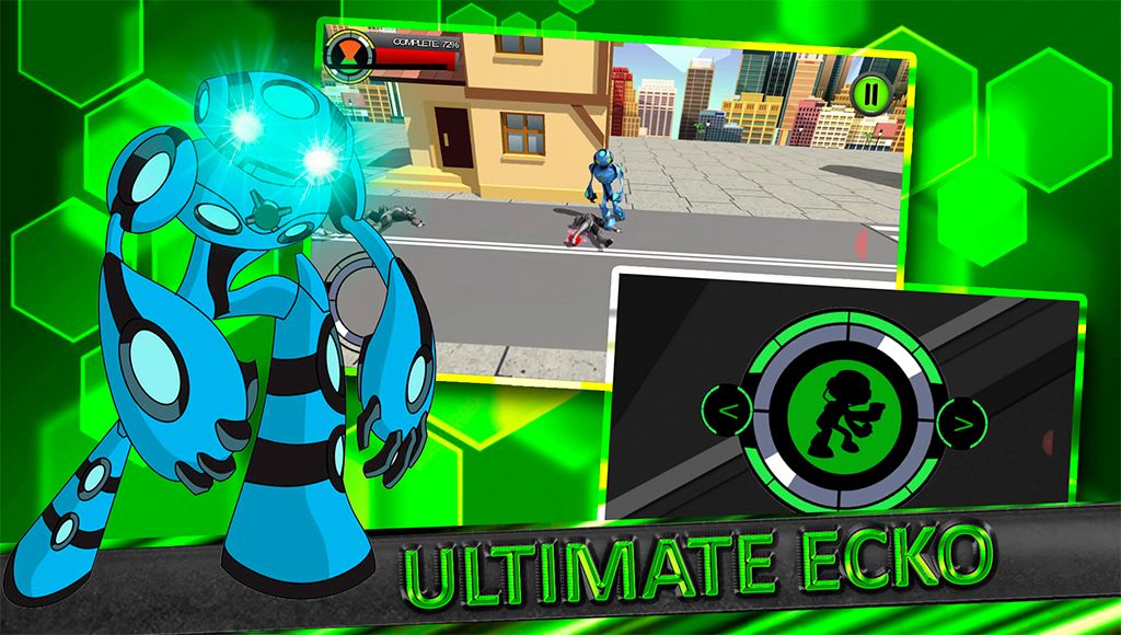 Ben Amazing 10 - Galaxy Rage 3D ภาพหน้าจอเกม