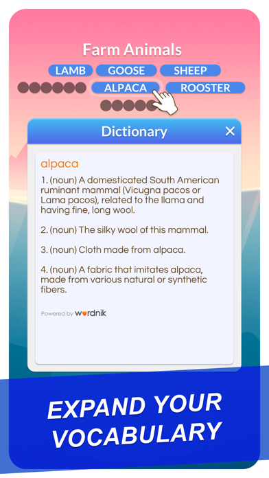 Word Serenity: Relaxing Games Game Screenshot