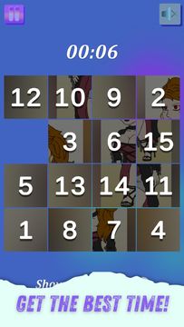 Sliding Puzzle Game Screenshot