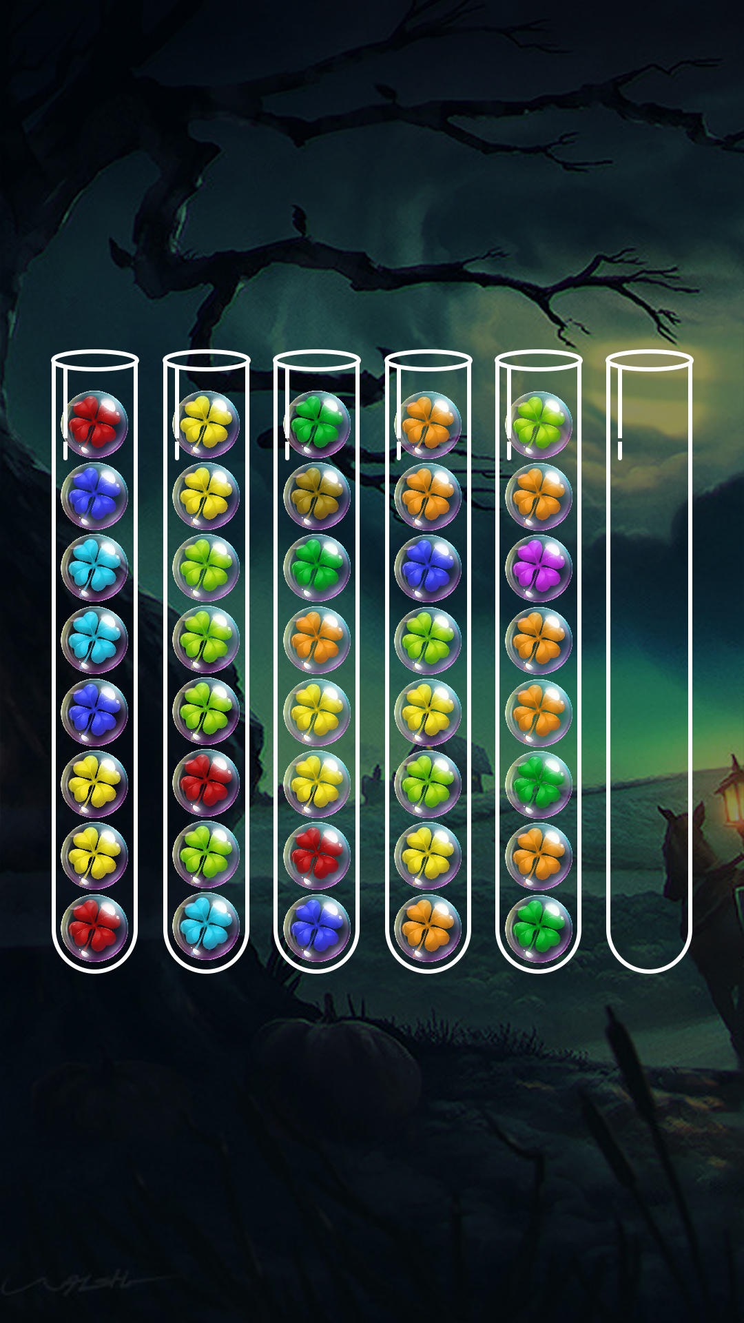 Bubble Sort Color Puzzle screenshot game