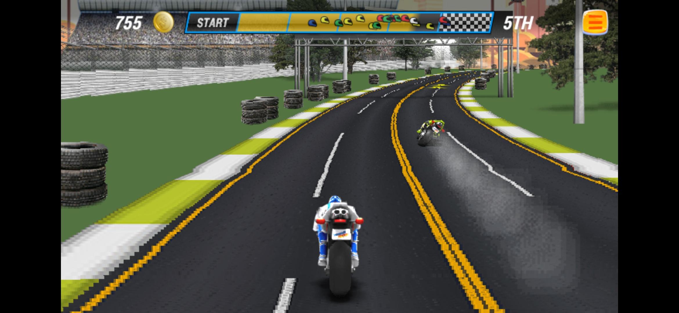 Cuplikan Layar Game MOTOR SPEED RACING