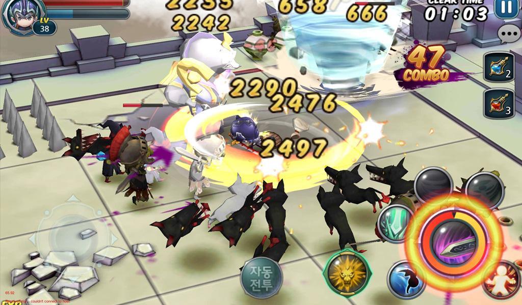 Captura de Tela do Jogo 용사X용사