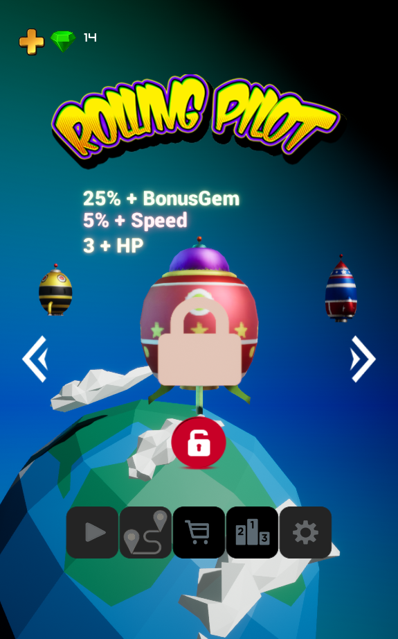 Rolling Pilot screenshot game
