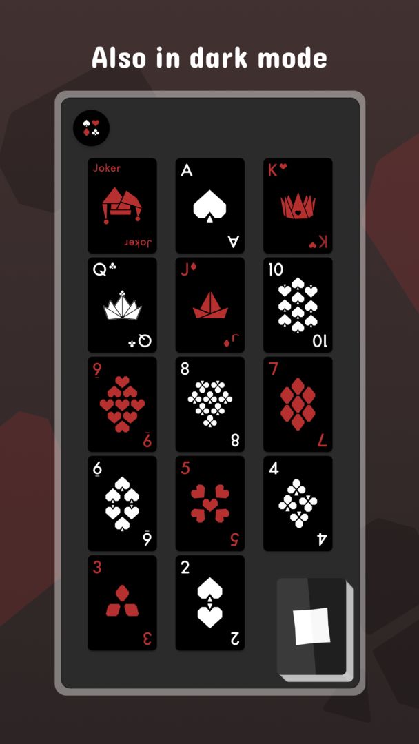Screenshot of A Deck of Cards by Hakushi
