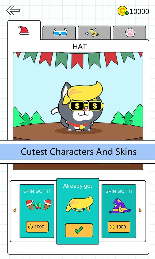 Скриншот игры Happy Cats - Cut it and Meet love