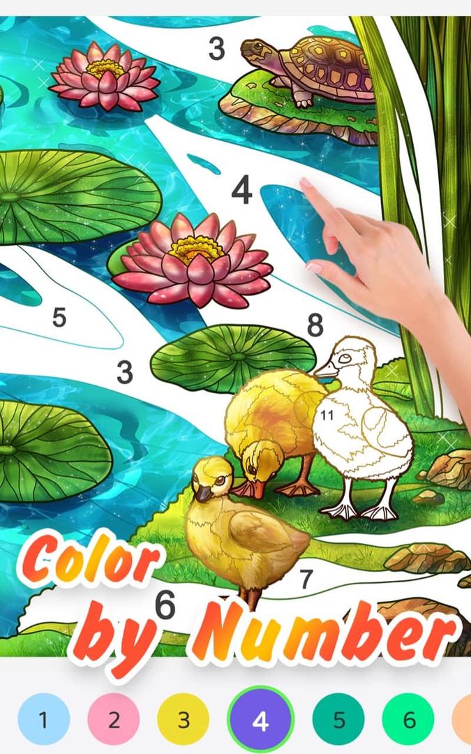 Screenshot of Jigsaw Coloring - Free Color By Number Puzzle Game