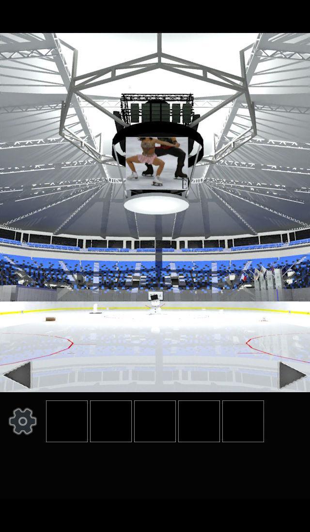 Escape from the skating hall. ภาพหน้าจอเกม